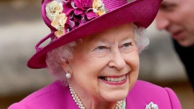 Buckingham Palace has released a new royal portrait of the Queen and her three heirs
