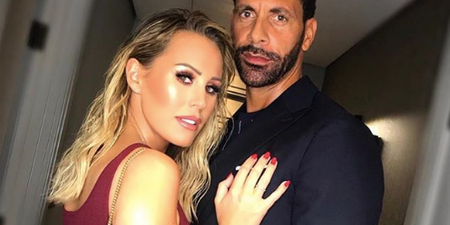 Kate Wright and Rio Ferdinand got married last week, and the wedding dress was UNREAL