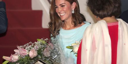 Kate Middleton paid tribute to Princess Diana on the first night of the Pakistan royal tour