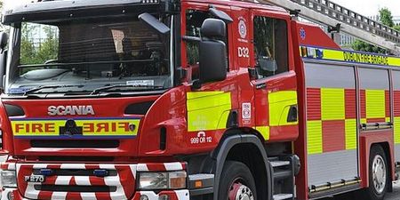 Dublin Fire Brigade deal with fire at a school in Artane