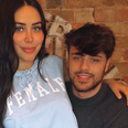 Marnie Simpson and Casey Johnson have welcomed their first child together