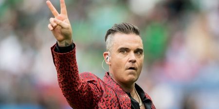 Robbie Williams is the latest celeb to have his say on the wag war