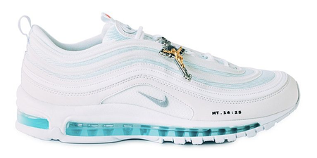 Nike Air Max with holy water in the soles exist so now you can walk on water