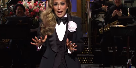 Jennifer Lopez’s green Versace dress will never die, as per her SNL monologue