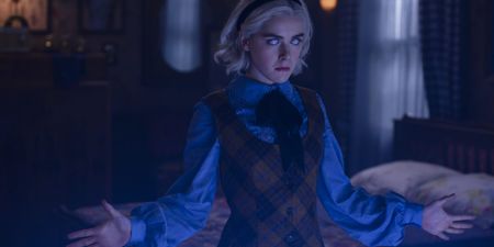 Behind-the-scenes photo from Chilling Adventures of Sabrina teases possible Riverdale crossover
