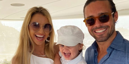 Vogue Williams praises her brave son Theodore after an ‘accident’ in St. Barts