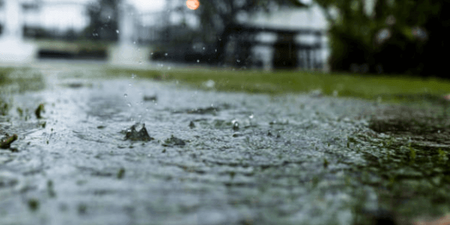 Met Eireann has issued a status yellow rain warning for certain parts of the country