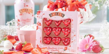 You can now buy Baileys Strawberries and Cream Chocolates in time for Valentine’s Day