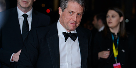 Hugh Grant truly is Daniel Cleaver after last night’s Bridget Jones joke at the BAFTAs