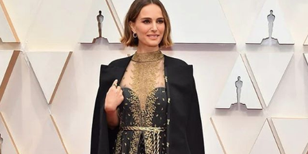 Natalie Portman had the names of female directors embroidered into her Oscars gown