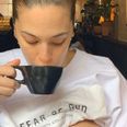 Ashley Graham just shared the most normal, gorgeous picture of breastfeeding her newborn in public
