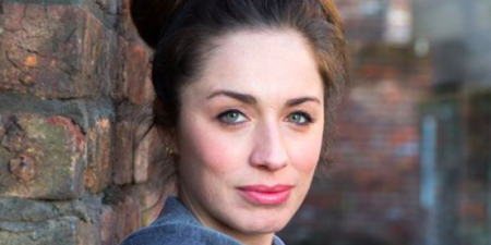 Corrie’s Julia Goulding has returned to filming as Shona Ramsey