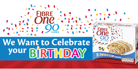 Terms & Conditions: Fibre One It’s Your Birthday competition