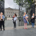 New mothers ask for maternity leave extension outside the Dáil