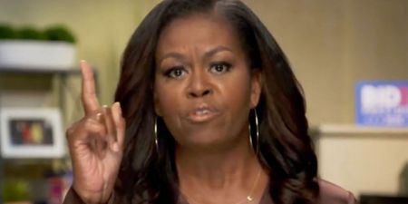 Michelle Obama tells Americans to vote for Biden “like our lives depend on it”