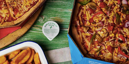 Domino’s officially launches vegan cheese pizza and vegan garlic dip