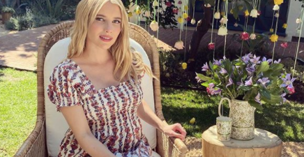 Emma Roberts received a vagina-inspired bouquet at her baby shower and it’s absolutely perfect