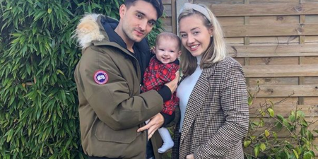 The Wanted’s Tom Parker welcomes second child with wife Kelsey
