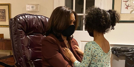 Kamala Harris’ four year old niece knows she will be president one day