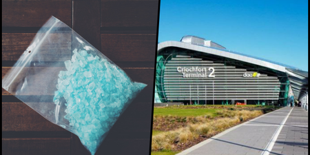 Woman arrested as Gardaí seize 3kg of crystal meth at Dublin Airport