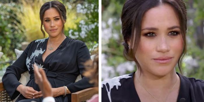 Two pictures of Meghan Markle