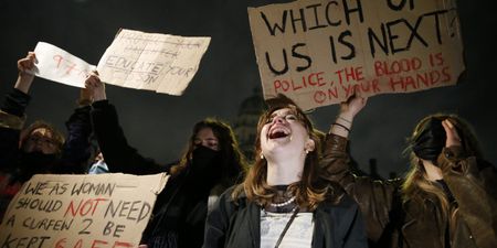 Sarah Everard protester tackled by police says she was “only there to lay a candle”