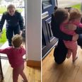 WATCH: Irish mother reunites with her child as she returns from Navy ship