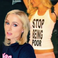 Paris Hilton never wore a ‘Stop Being Poor’ top