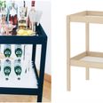 DIY: Here’s how you create a stylish bar cart from this €30 Ikea changing table