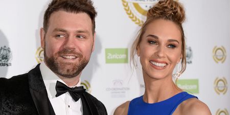 Brian McFadden and Danielle Parkinson welcome first child together