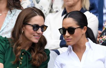 Meghan Markle posed with a Kate Middleton magazine cover in 2014
