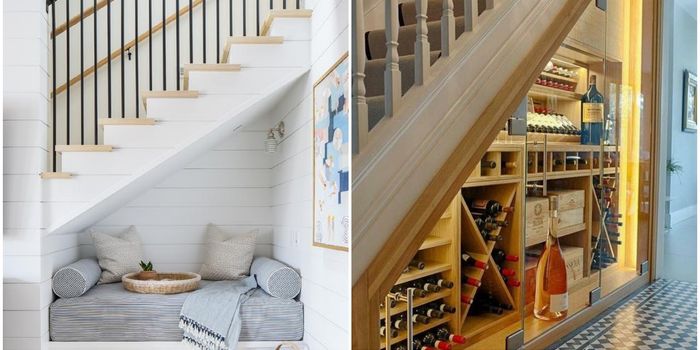 clever ways to use under the stairs area