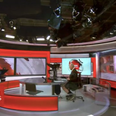 BBC News anchor caught wearing shorts under desk live on TV