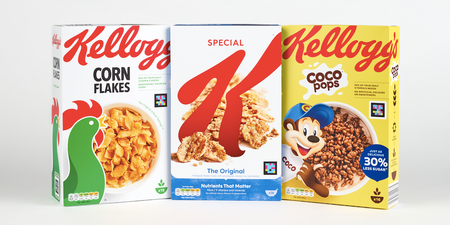 All Kellogg’s cereal boxes to be adapted for blind and partially sighted people