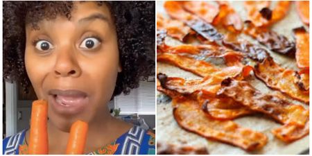 A vegan chef has gone viral on TikTok with her delicious plant-based carrot bacon