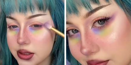 Colourful eye bags are trending – and they’re actually kind of stunning