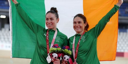 Paralympic cyclists Katie-George Dunlevy and Eve McCrystal are silver medalists