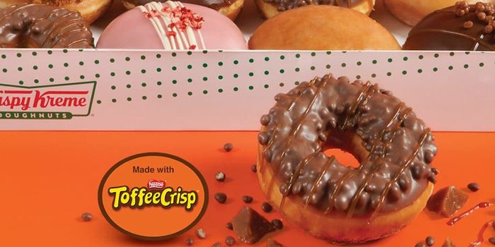 Krispy Kreme pairs up with Nestlé for Toffee Krispy