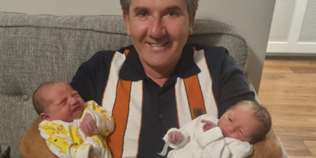 Daniel O’Donnell celebrates welcoming twins to extended family