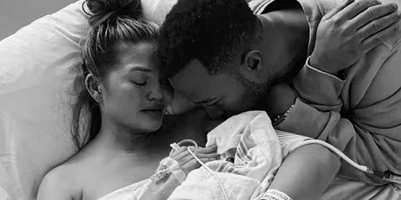 Chrissy Teigen reveals her miscarriage was actually “an abortion to save my life”