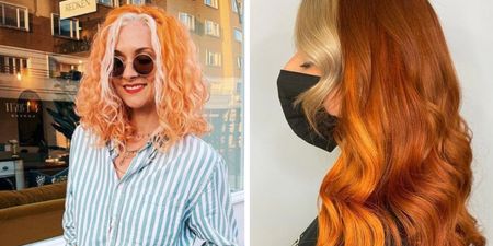 Embrace Autumn with this pumpkin spice hair colour trend