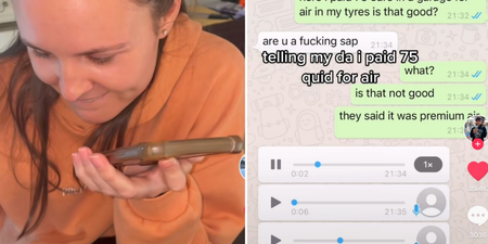 Irish TikTokers are telling their dads they paid €50 for ‘premium air’ in their tyres