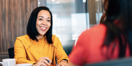 Apparently, you should never wear orange to a job interview