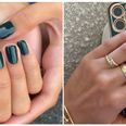 Dark green is this season’s hottest nail shade – and you’ll see why