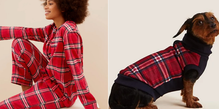 M&S are selling matching Christmas PJs for you and your dog