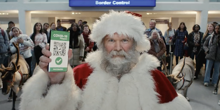 WATCH: Santa flashes his Covid cert in Tesco’s new Christmas ad