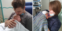Tiny baby born at 2lb 6oz hailed a “little fighter” as he survives against all odds