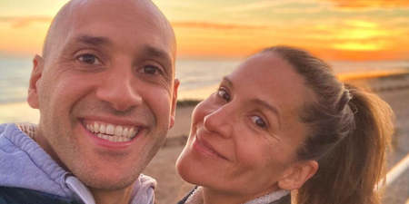 Amanda Byram “bursting with happiness” after welcoming first child
