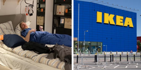 Shoppers have a big sleepover in Ikea after being snowed in