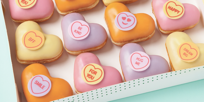 Krispy Kreme Heart-Shaped Treats for Valentine’s Day